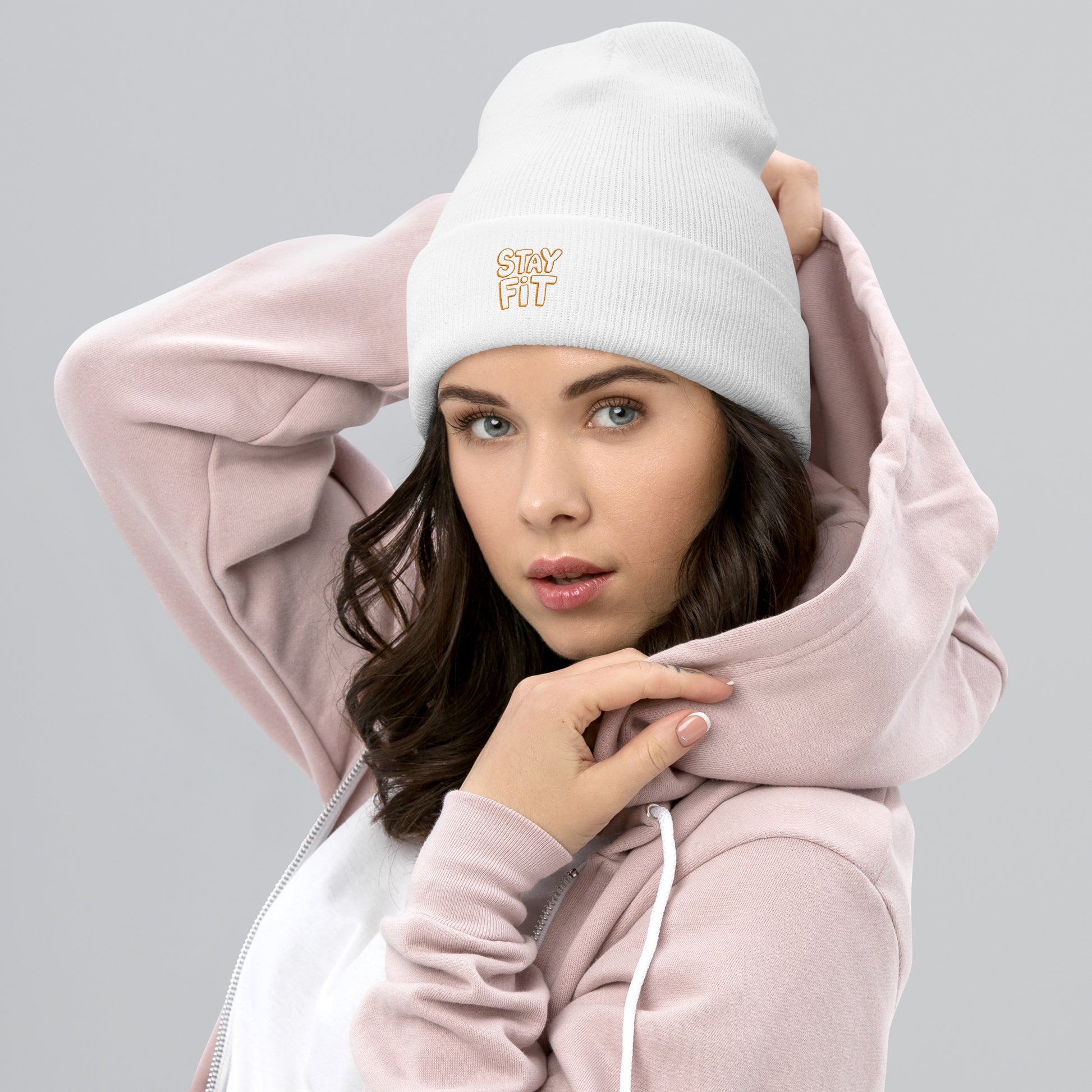 Unisex Cuffed Beanie- Stay Fit -