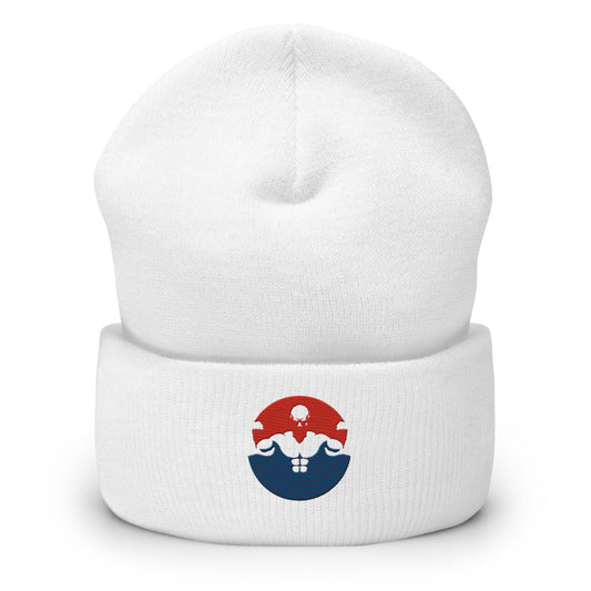 Unisex Cuffed Beanie- Weightlifting -