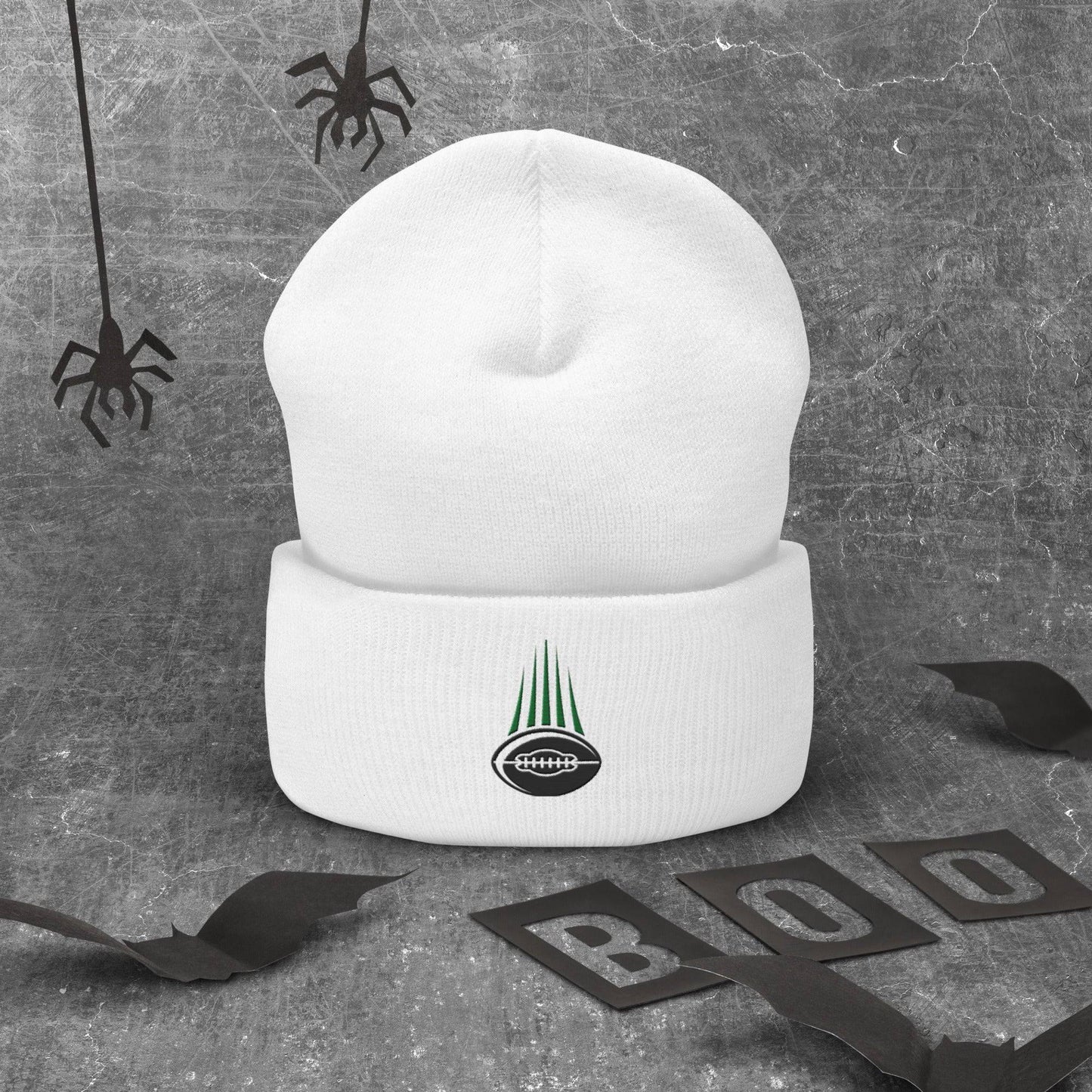Unisex Cuffed Beanie- Football -