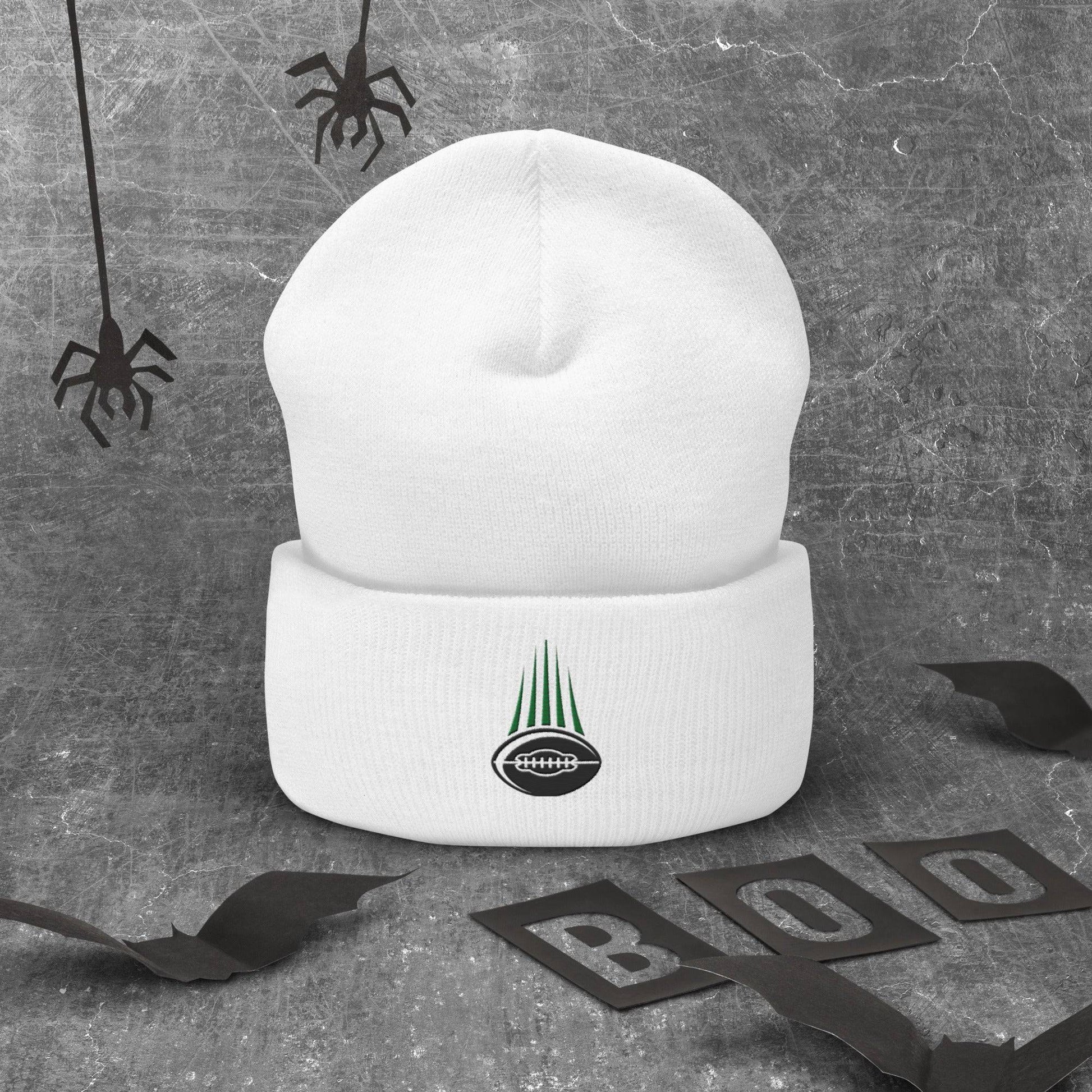 Unisex Cuffed Beanie- Football -