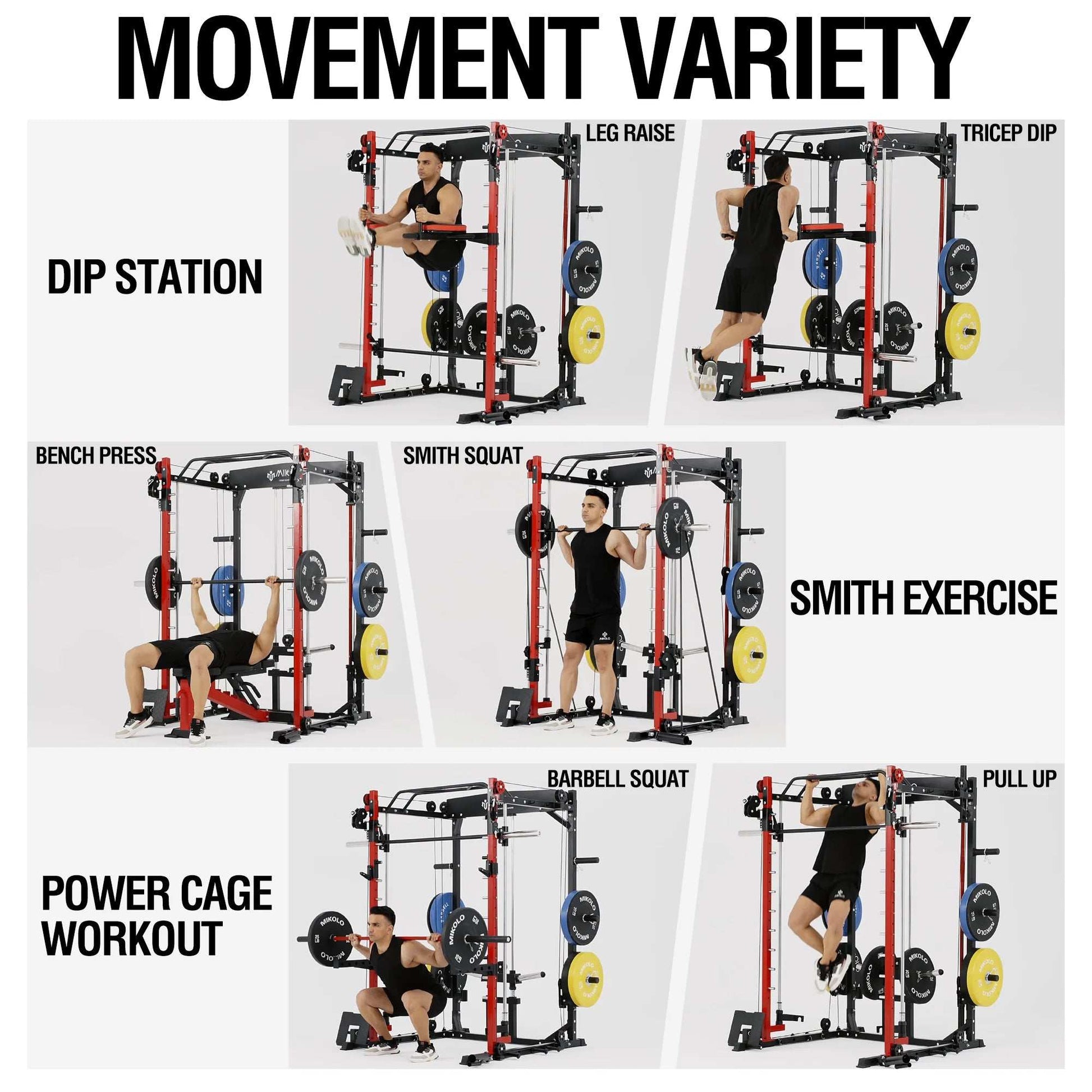 All-In-One Smith Machine – The Ultimate Functional Trainer for Your Home Gym -