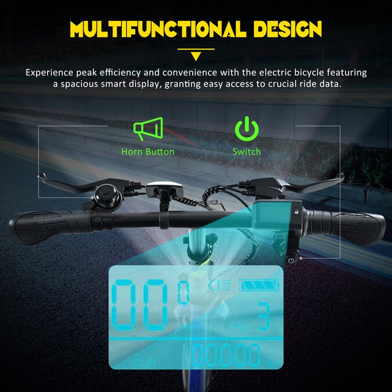 16-In Adult Unisex E-Bike
