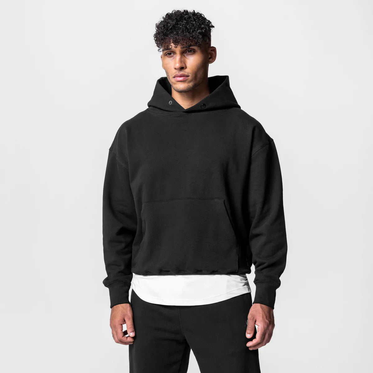 Men's Thick Cotton Hoodies Training Sets Casual Sports Kits Pullover Hooded Top With Pants Sweatshirts Gym Running Tracksuits - HOPE Athlete Apparel and Wellness