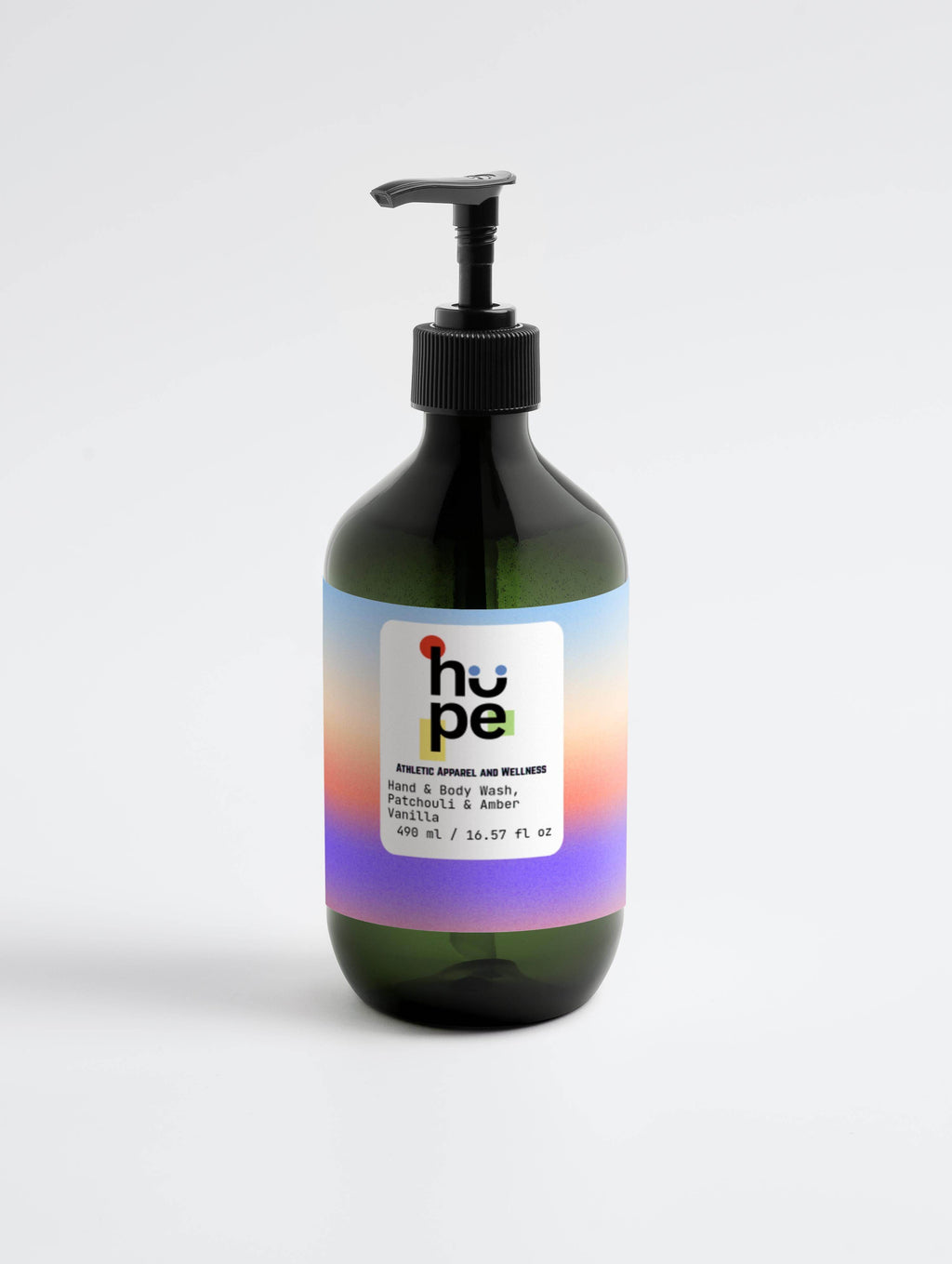 Hand & Body Wash - Patchouli Amber Vanilla Hand Wash, 16.57 fl oz - HOPE Athlete Apparel & Wellness 