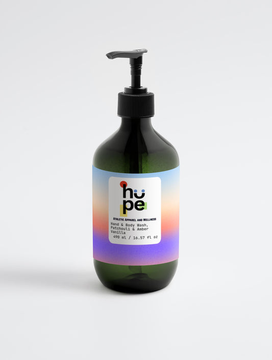Hand & Body Wash | Patchouli & Amber Vanilla Scent, 16.57 fl oz