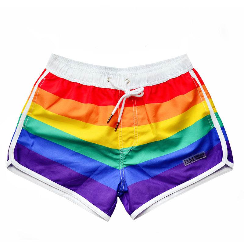 Men's Pride Swimwear Trunks for LGBTQ+ Celebration - HOPE Athlete Apparel & Wellness 