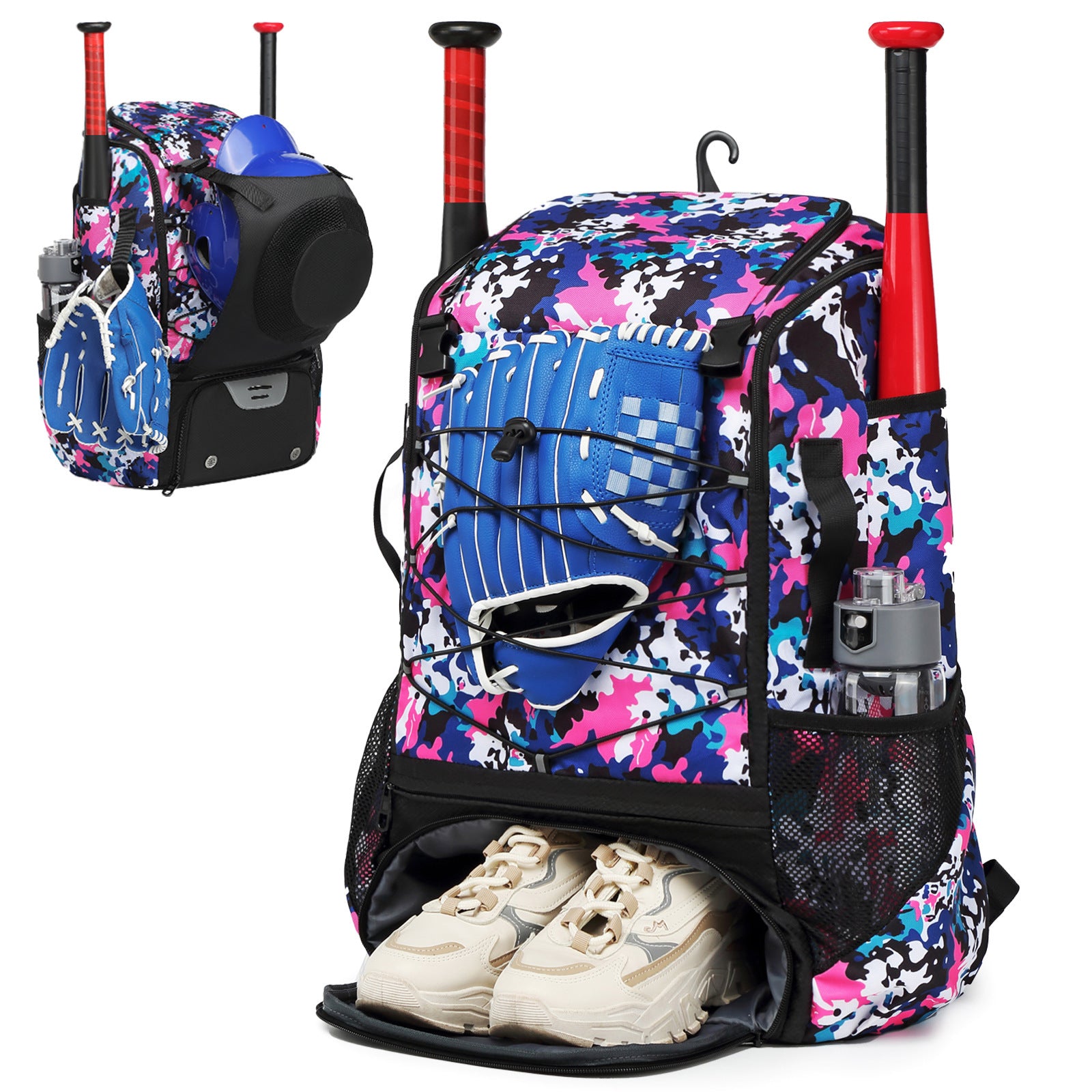Baseball Equipment Backpack - Large Capacity Portable Multifunctional Bag - HOPE Athlete Apparel and Wellness