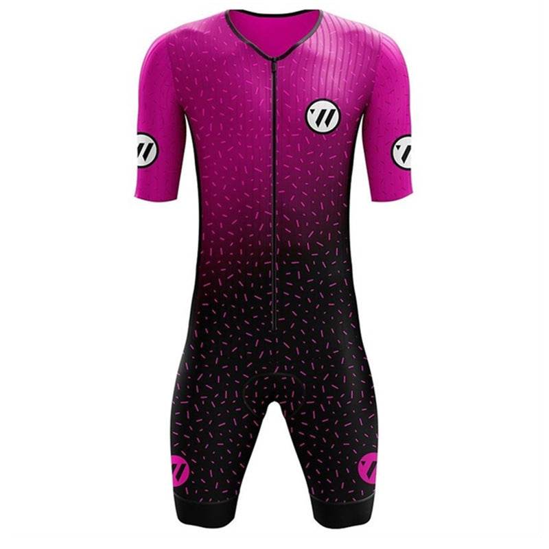 Triathlon One Piece Cycling Short Sleeve