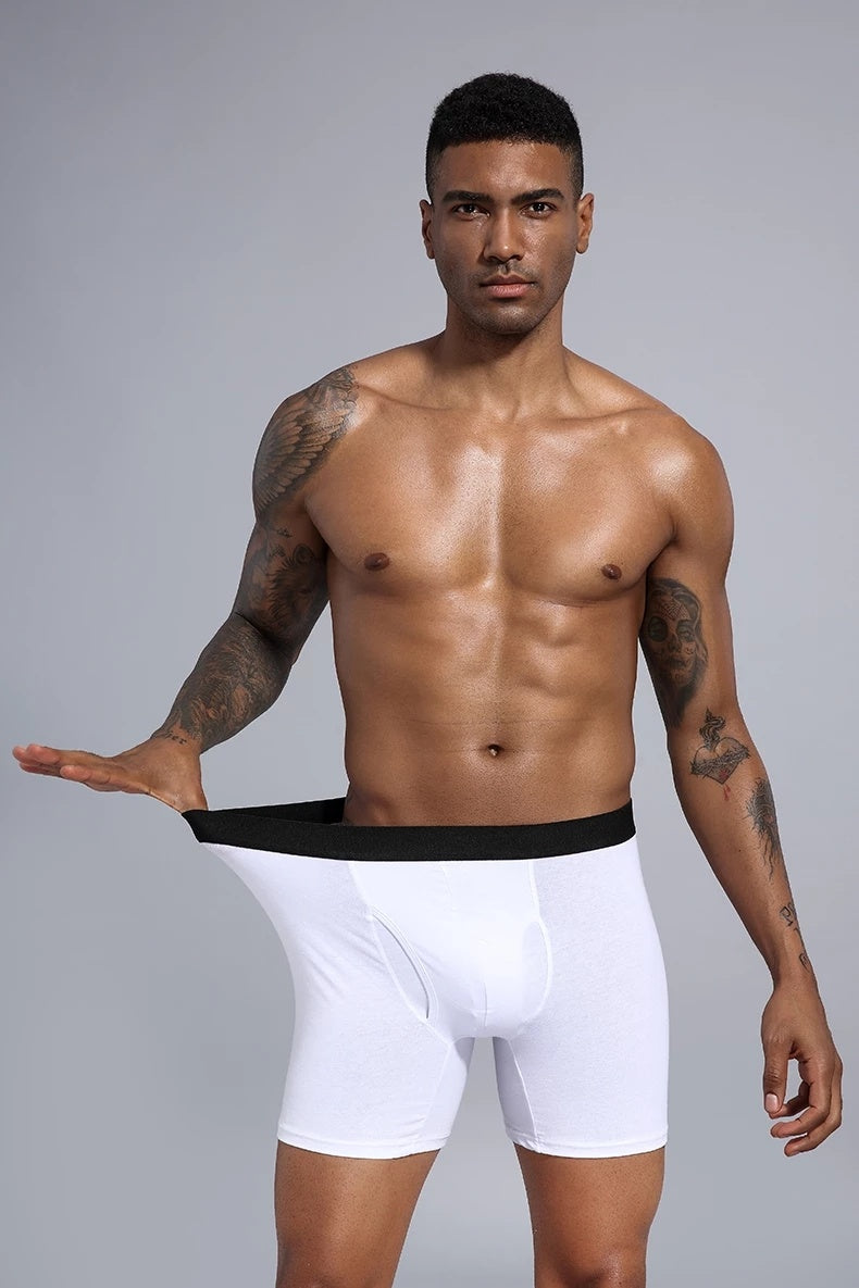 Men's Cotton Boxer Shorts - Comfortable Underwear