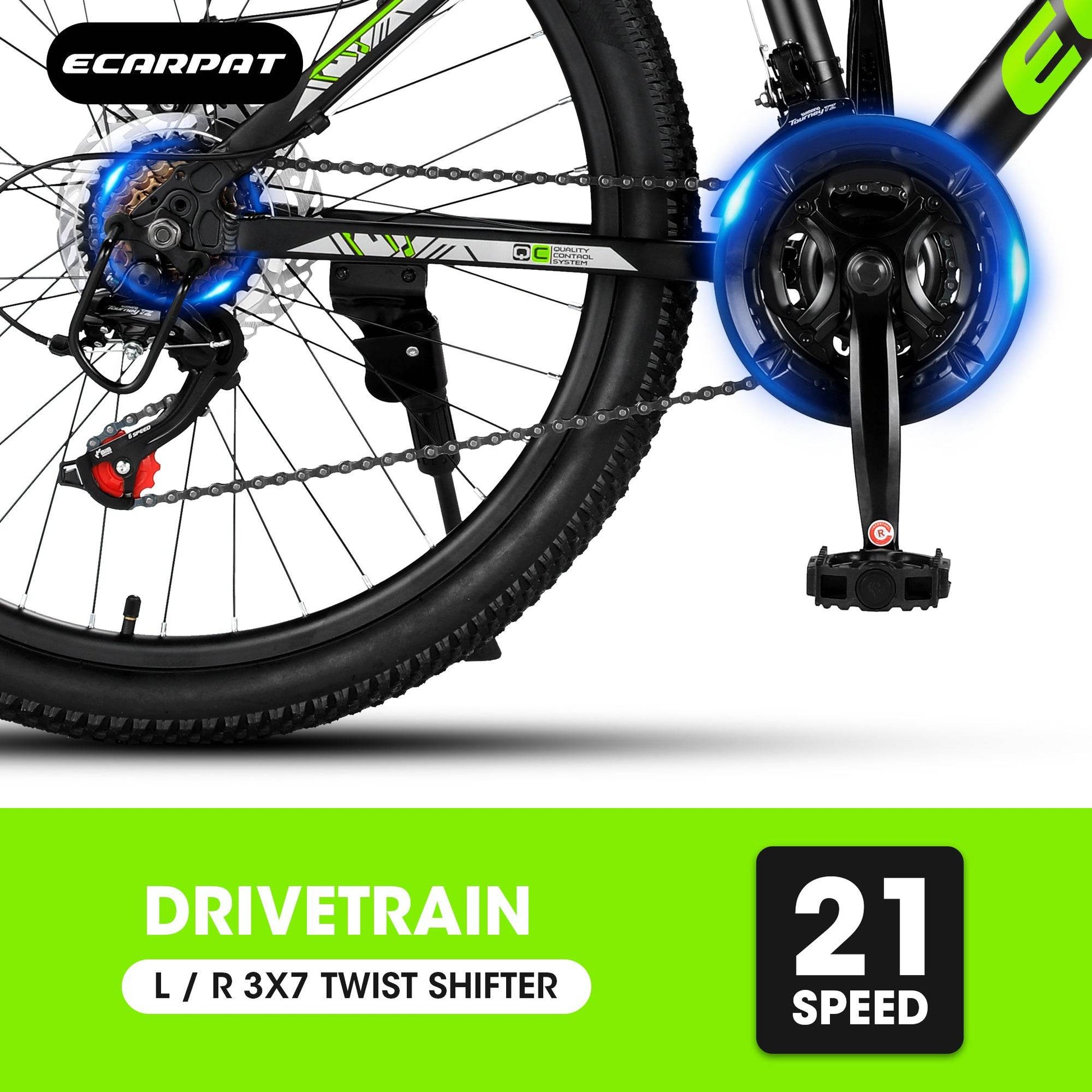 A24299 24-Inch Mountain Bike – Aluminum Frame, Shimano 21-Speed - HOPE Athlete Apparel and Wellness