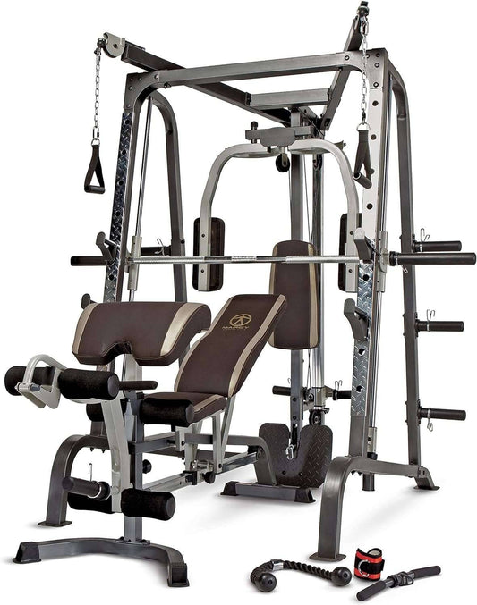 Smith Cage Workout Machine for Ultimate Full Body Strength Training and Fitness -