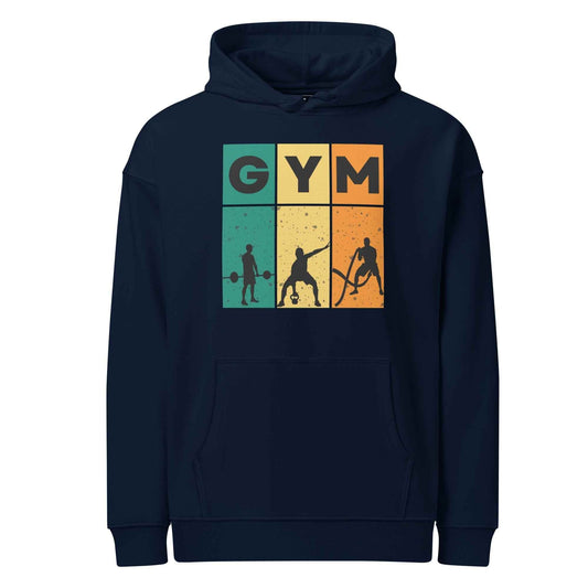 Men's Organic Hoodie - Premium Eco-Friendly Gym Wear for Sustainable Style -