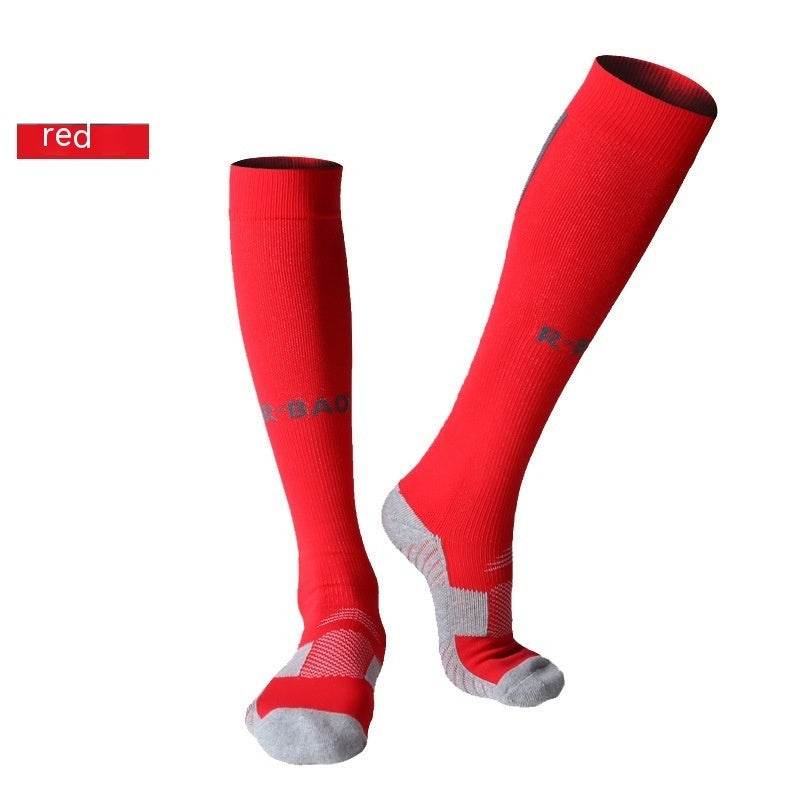 Towel Bottom Long Soccer Socks – Ankle Support & Calf Protection - HOPE Athlete Apparel & Wellness 