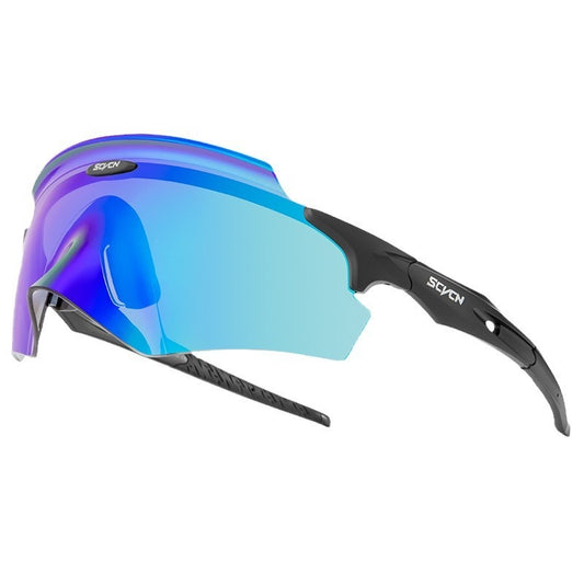 Windproof Athletic Goggles with Integrated Lens - Protective Sports Eyewear