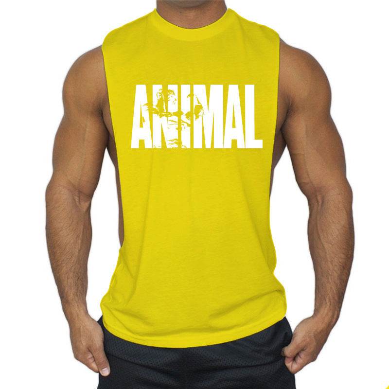 Men's Printed Sports Vest - Cotton Fitness Bodybuilding Waistcoat - HOPE Athlete Apparel and Wellness