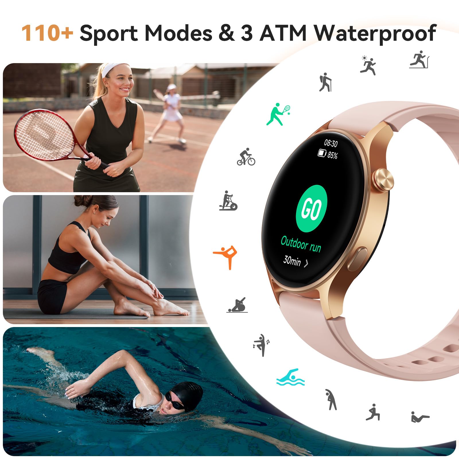 Elara Smartwatch - Your Ultimate Health and Fitness Companion -