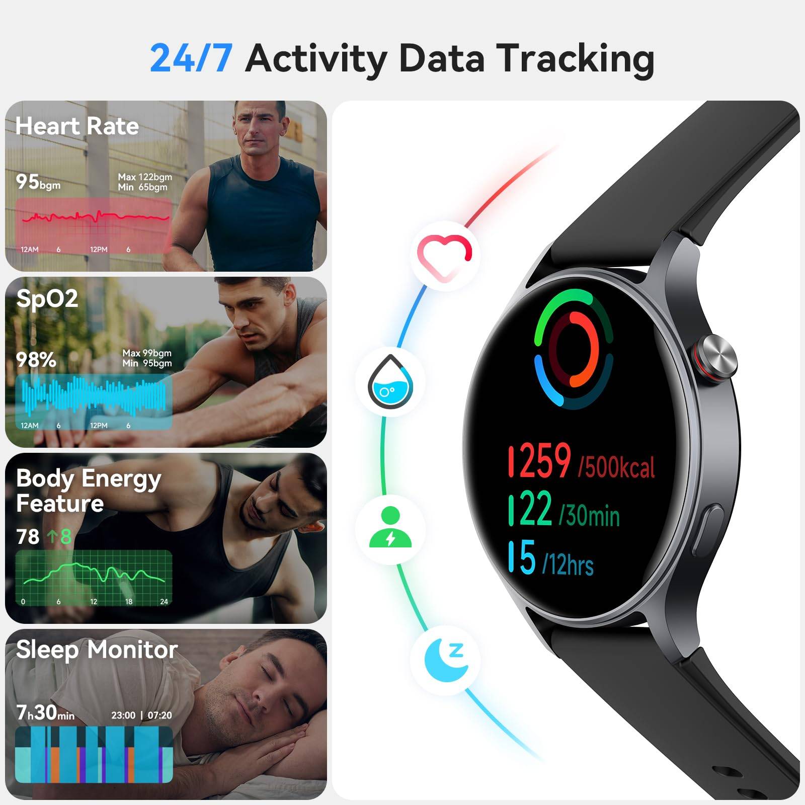 Elara Smartwatch - Your Ultimate Health and Fitness Companion -
