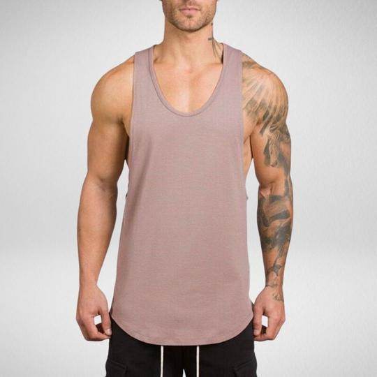 Men's Long Tank Top - Muscle Workout T-Shirt for Bodybuilding & Gym - HOPE Athlete Apparel and Wellness