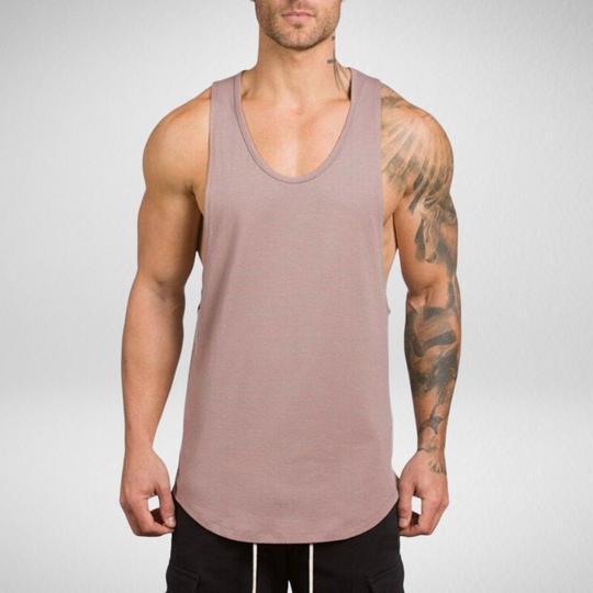 Men's Long Tank Top - Muscle Workout T-Shirt for Bodybuilding & Gym - HOPE Athlete Apparel and Wellness
