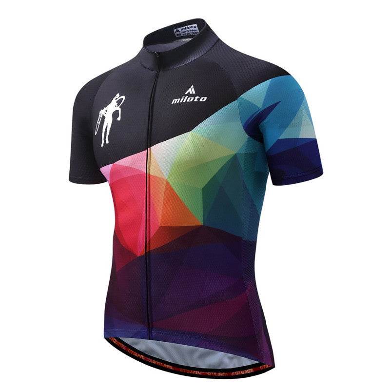 Men's Cycling Wear Mountain Road Bike Wear Short Jacket Breathable And Quick-Drying Summer Short Sleeves