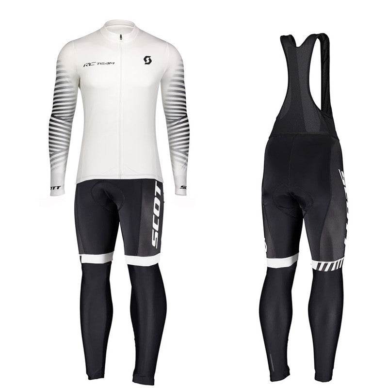 Long-sleeved Bib Cycling Jersey Suit Summer Road Bike Cycling Jacket Men's Breathable