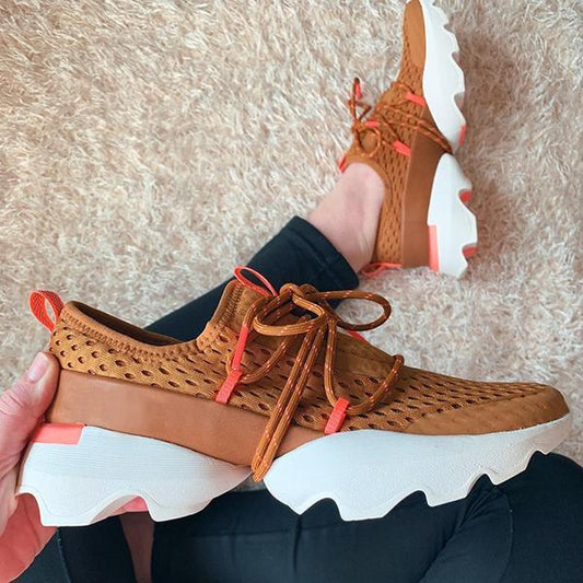 Women's Casual Sports Shoes - Single-Layer Design