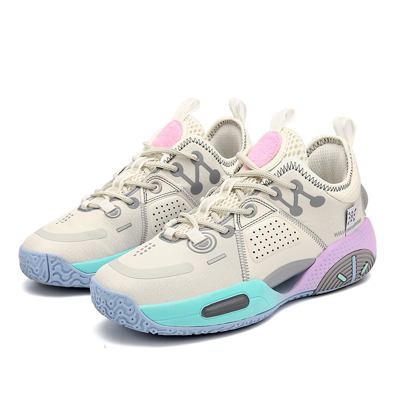 Cotton Candy Basketball Shoes - Sweet Style for Men