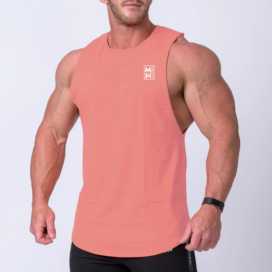 Men's Fitness Vest - Cotton Workout Sleeveless Top