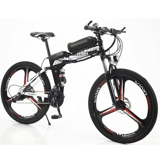 Bomber Electric Bike 21 Speed Lithium Battery Powered Bicycle -