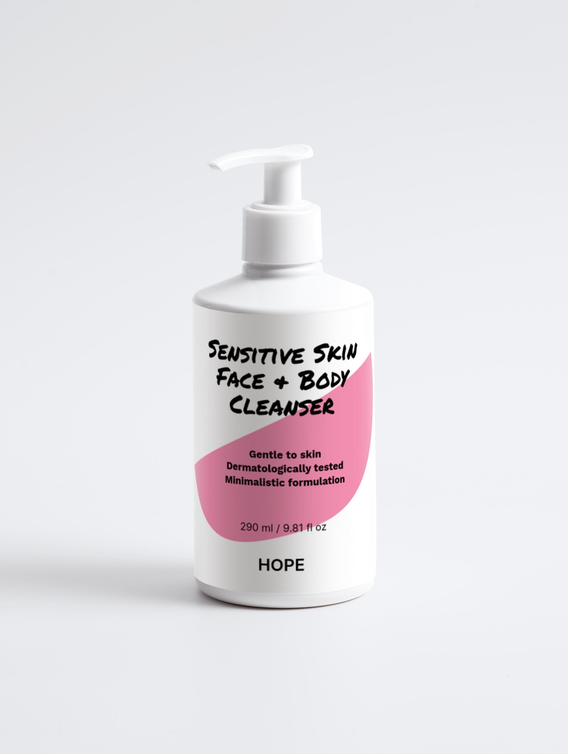 Sensitive Skin Cleanser - Gentle Face and Body Wash for Delicate Skin -