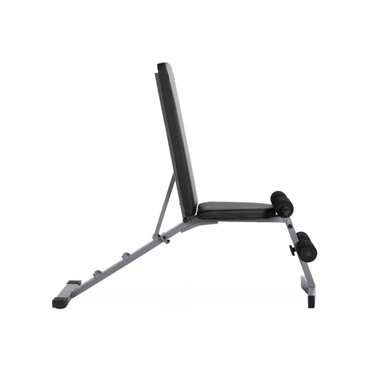 Strength Adjustable Workout Bench - 600 Lb Capacity, Black & Gray -