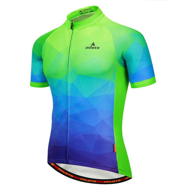 Men's Cycling Wear Mountain Road Bike Wear Short Jacket Breathable And Quick-Drying Summer Short Sleeves