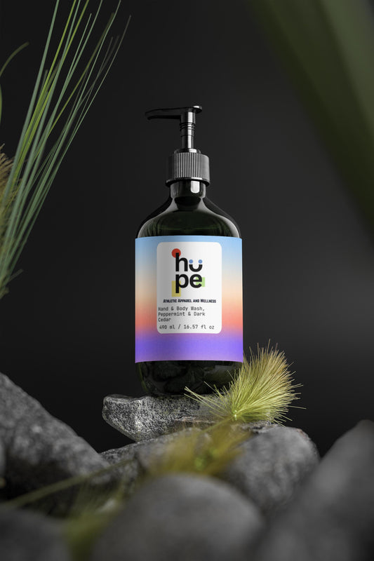 Hand & Body Wash - Refreshing Peppermint & Dark Cedar Scent | 16.57 fl oz