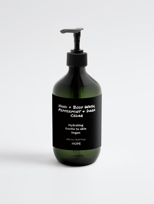 Hand and Body Wash Peppermint Cedar - 490 ml / 16.57 fl oz