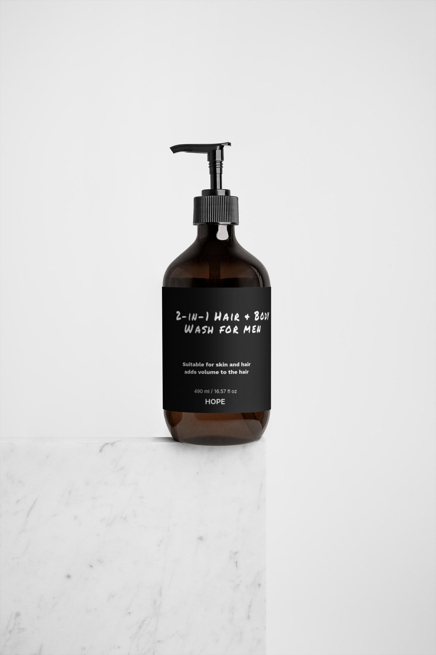 Men's 2-in-1 Hair and Body Wash for Ultimate Cleanliness and Freshness