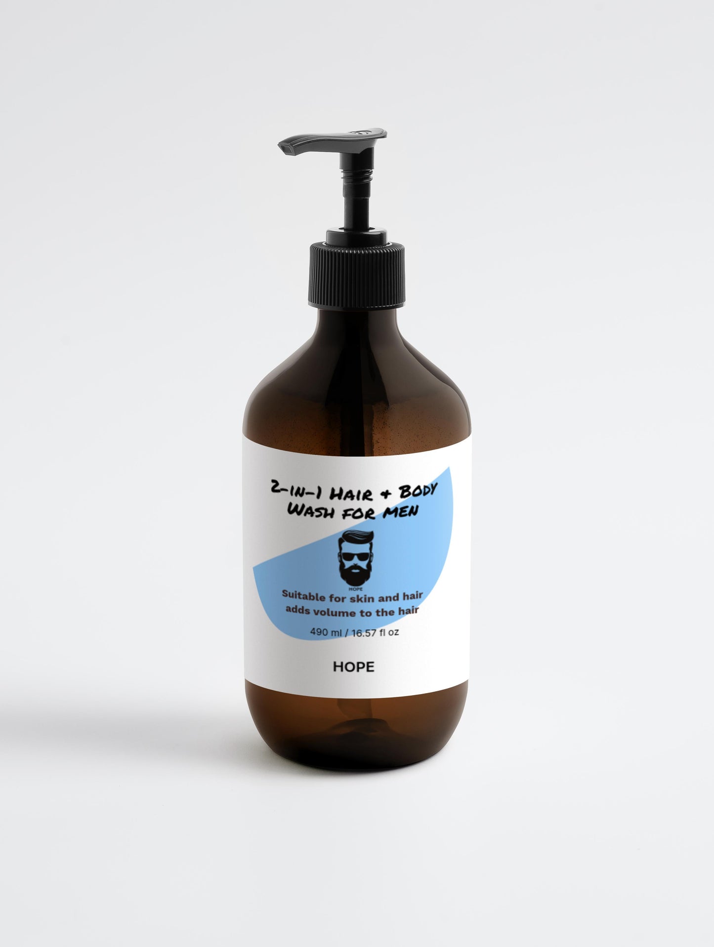 Men's 2-in-1 Hair and Body Wash for Ultimate Cleanliness and Freshness -
