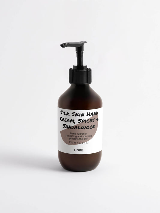 Natural Sandalwood Hand Cream - Moisturizer for Silky Smooth Skin -