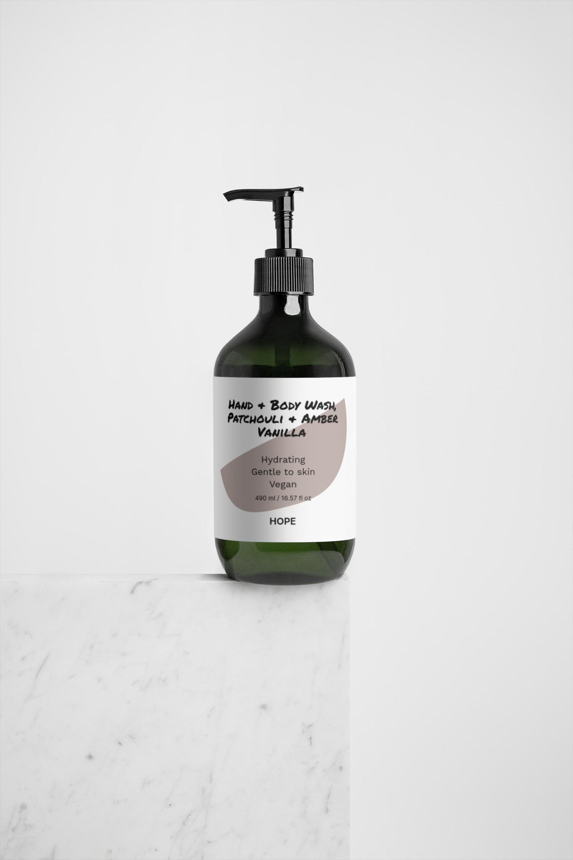 Patchouli Amber Vanilla Hand Wash - Hydrating & Vegan -