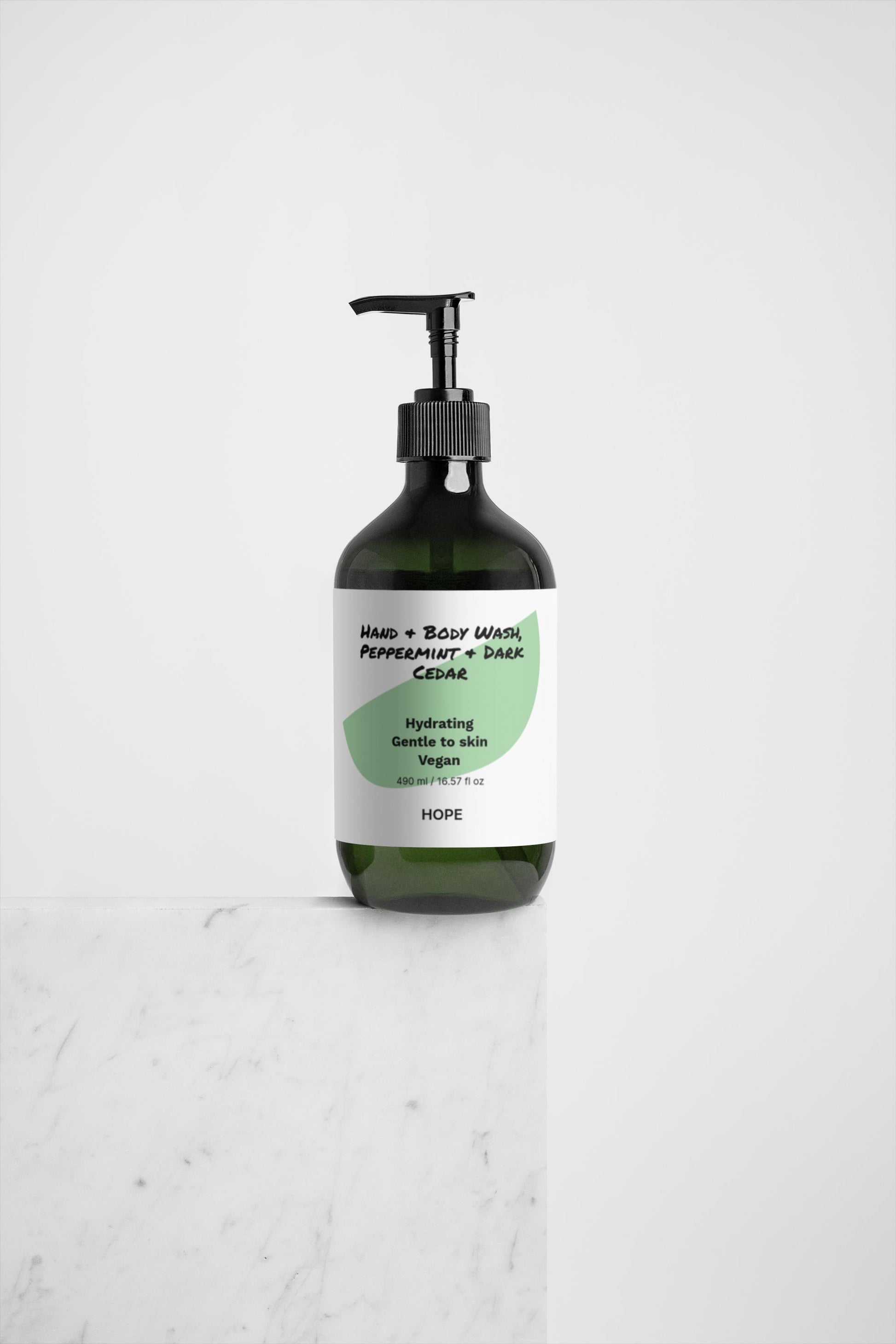 Peppermint Cedar Hand Wash - Hydrating & Vegan -