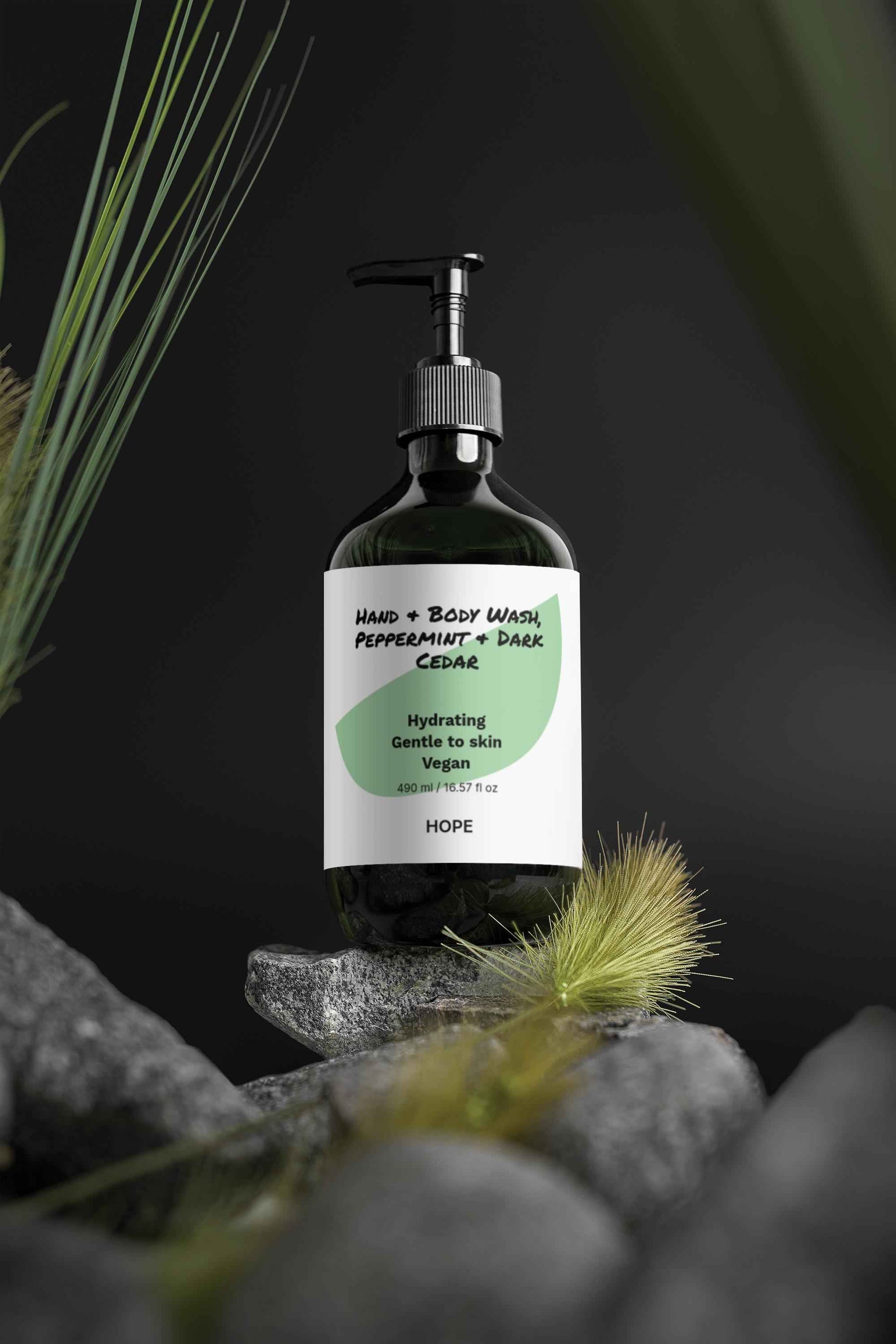Peppermint Cedar Hand Wash - Hydrating & Vegan -