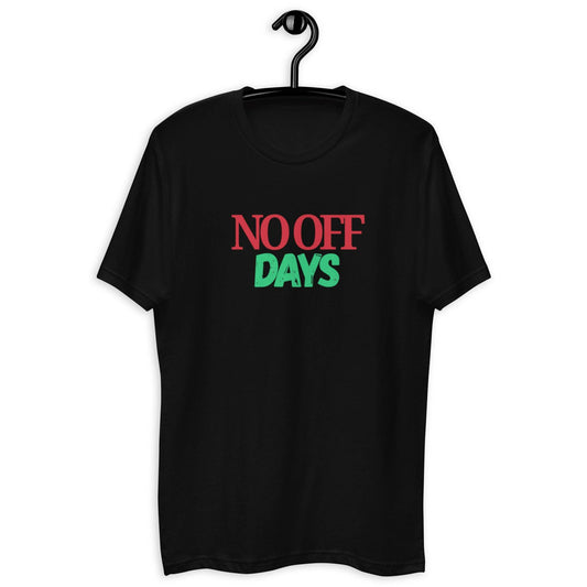 Men's Performance Fitness T-shirt - No Off Days Short Sleeve Workout Tee -