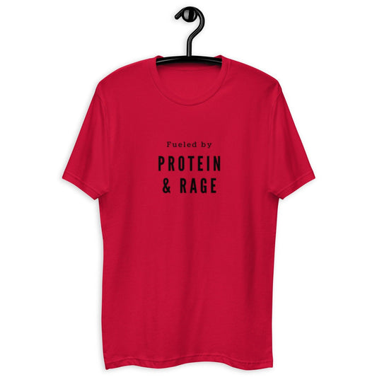 Men's Fitness T-shirt - Short Sleeve Protein & Rage Performance Tee -