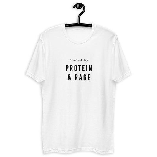 Men's Fitness T-shirt - Short Sleeve Protein & Rage Performance Tee -