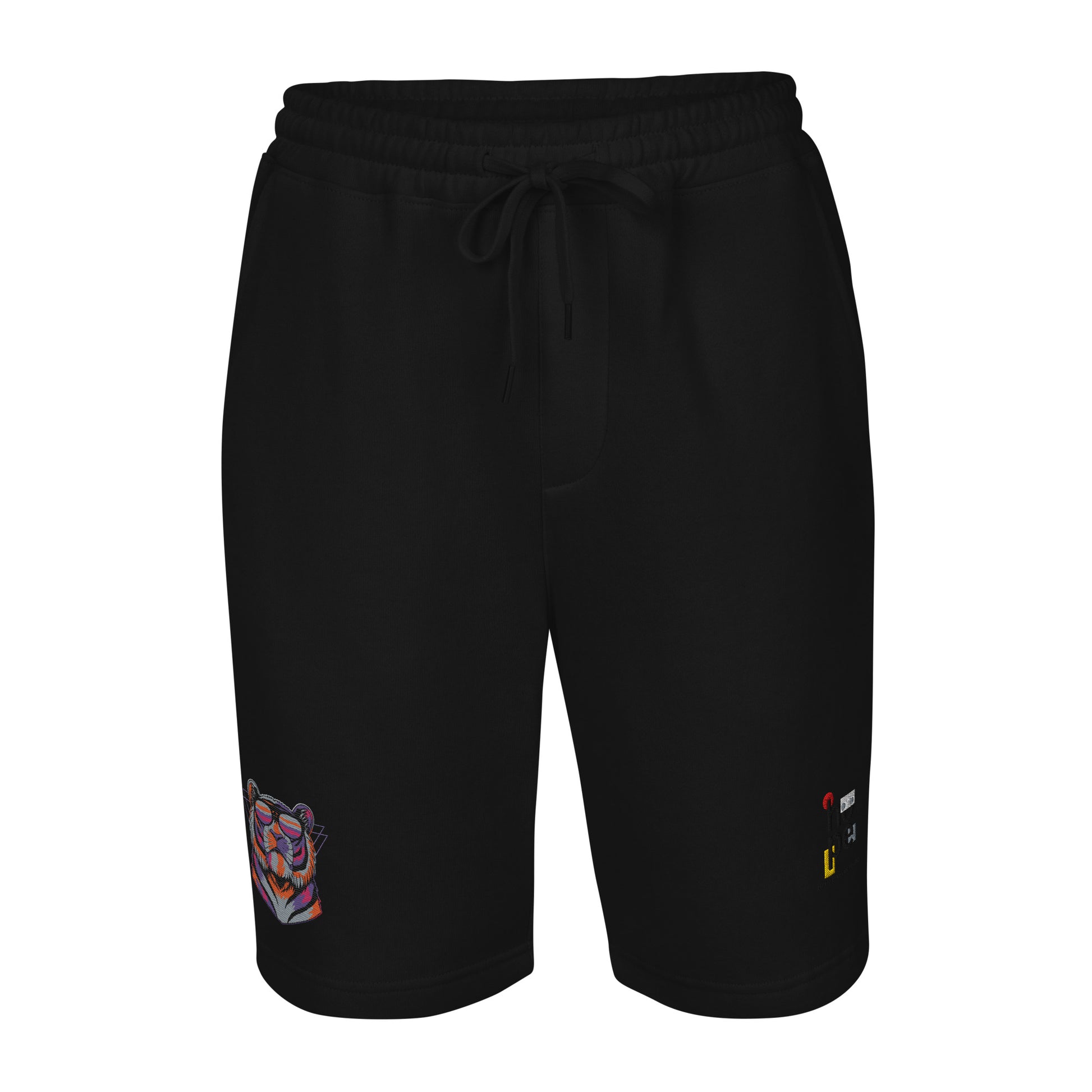 Men's Fleece Shorts with Tiger Design - Performance Hope Apparel - HOPE Athlete Apparel and Wellness