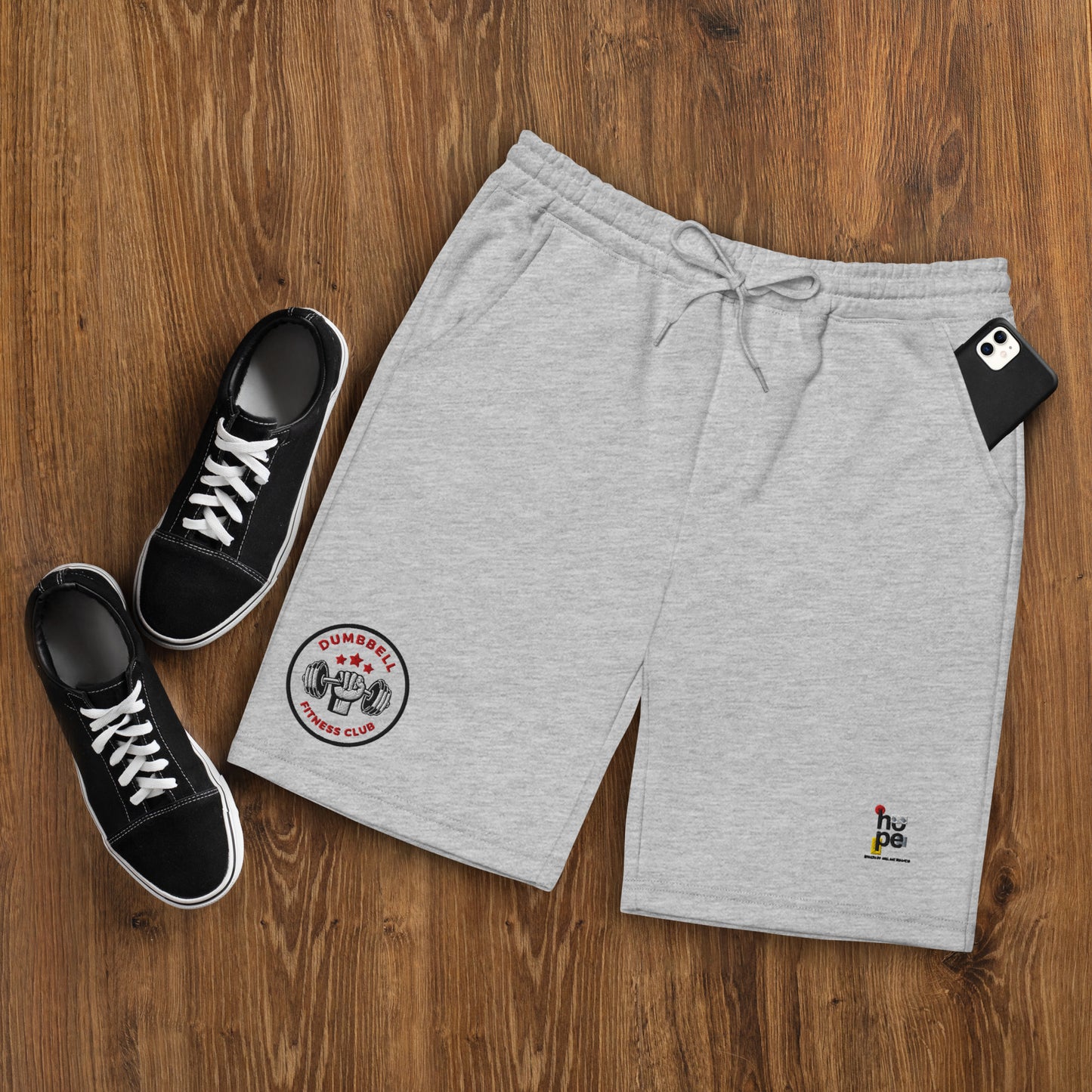 Men's Fleece Shorts Weight Lifting Team - Train Hard, Train Smart