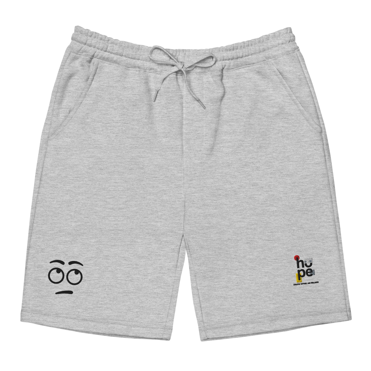 mens-fleece-shorts-heather-grey-front