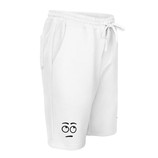 mens-fleece-shorts-white-right-front