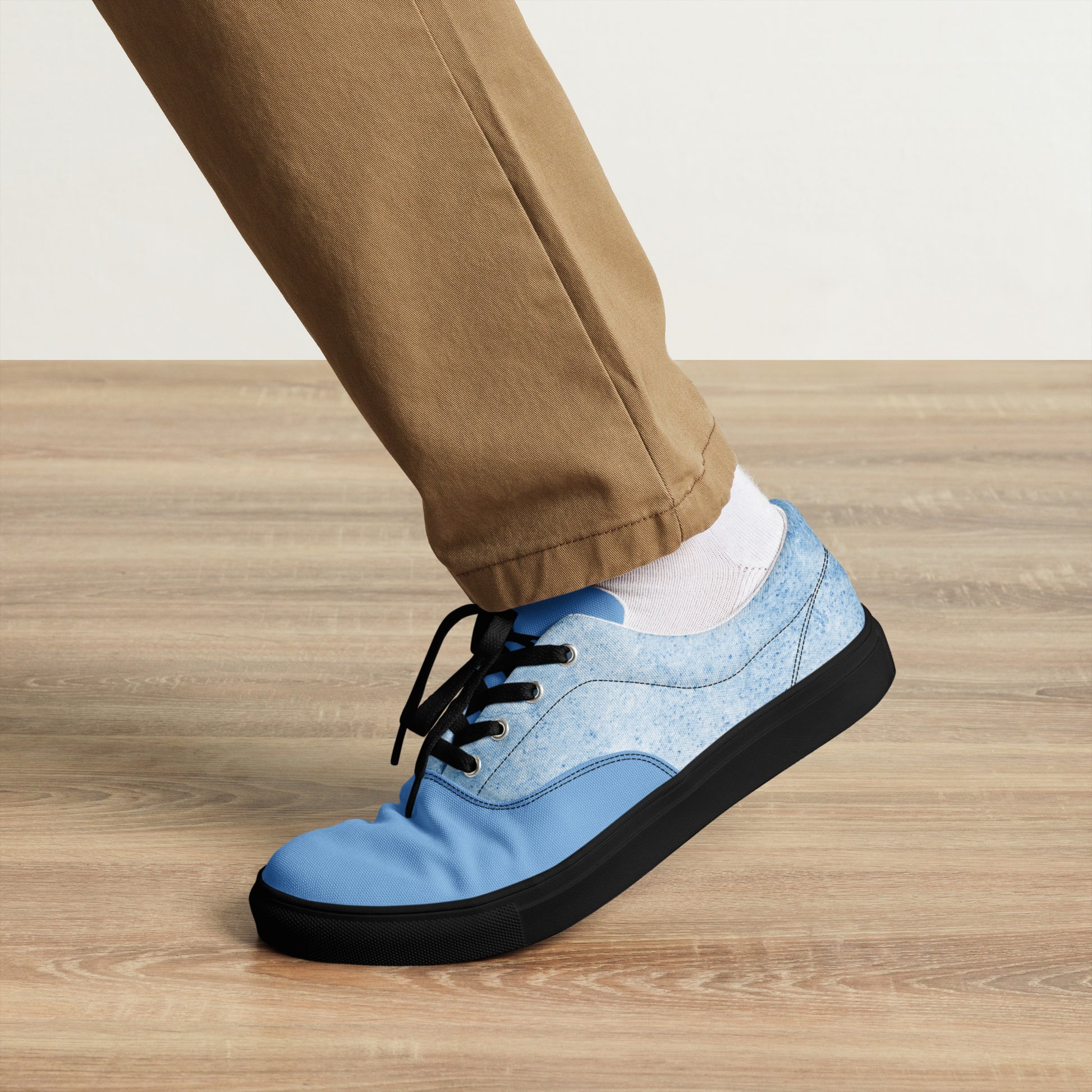 Men’s Lace-Up Canvas Shoes – Sleek Design, Inspired by Strength -