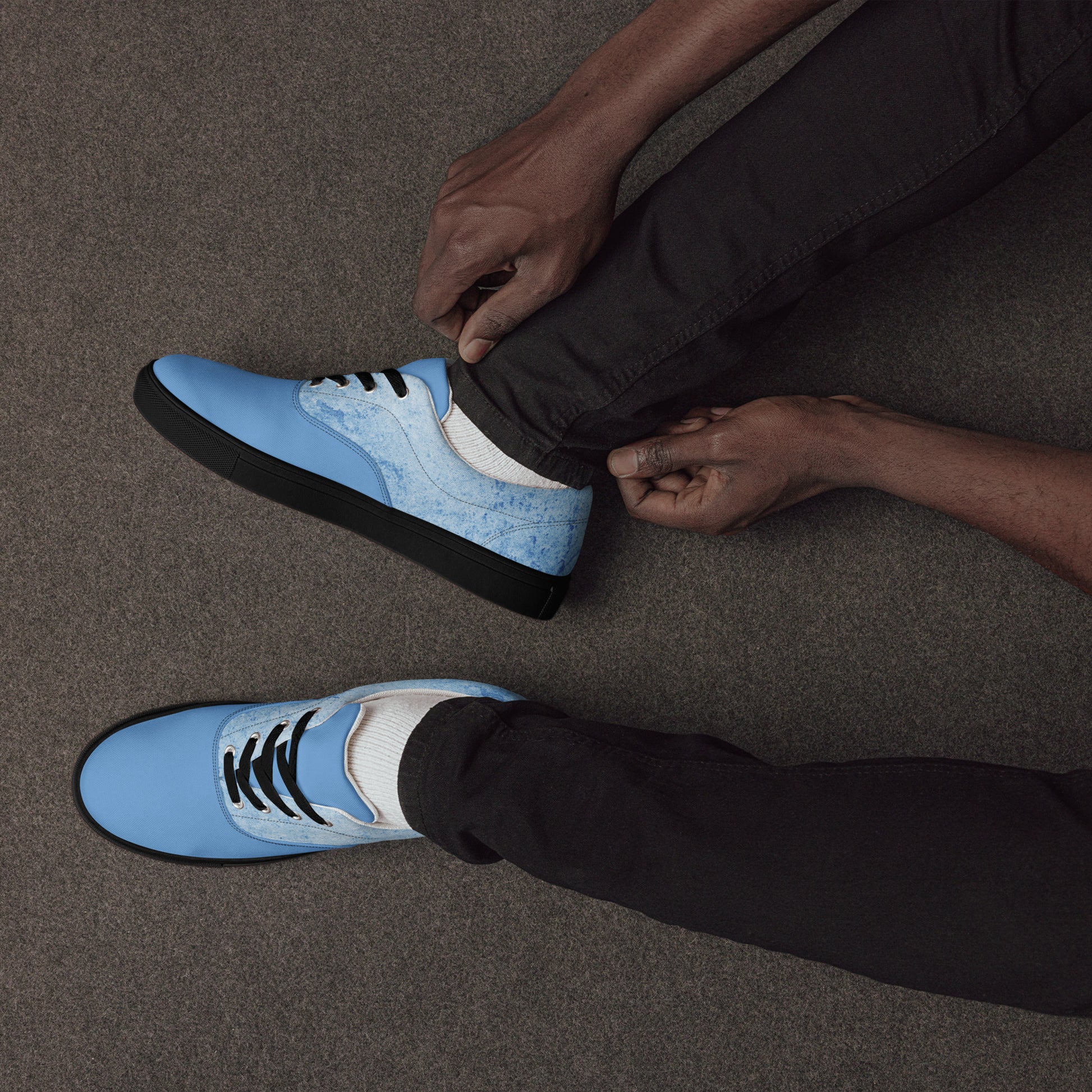 Men’s Lace-Up Canvas Shoes – Sleek Design, Inspired by Strength -