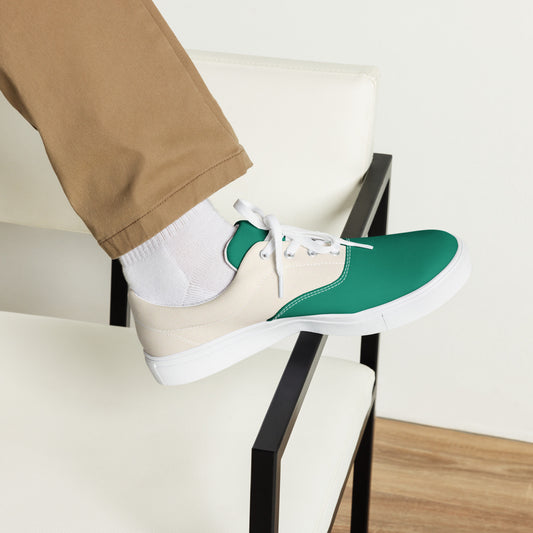 Men's Canvas Shoes – Eco-Friendly Lace-Up Design Inspired by Nature -